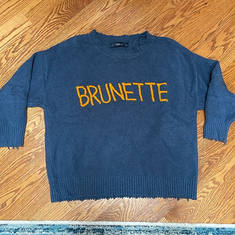 Zara “Brunette” Sweater Size L